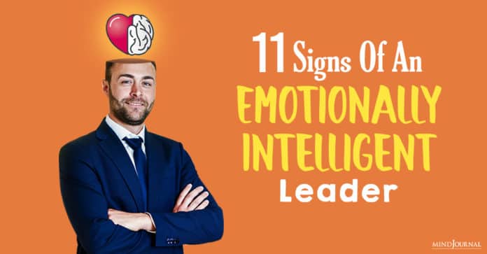 11 Signs Of Emotionally Intelligent Leader