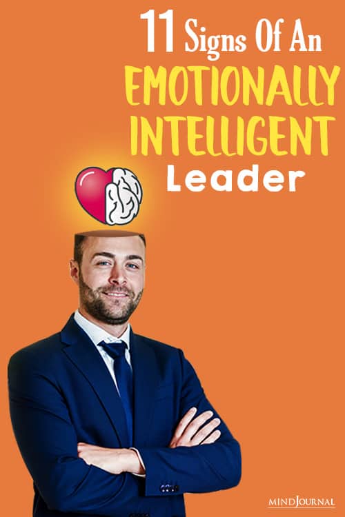 Signs Of Emotionally Intelligent Leader pin