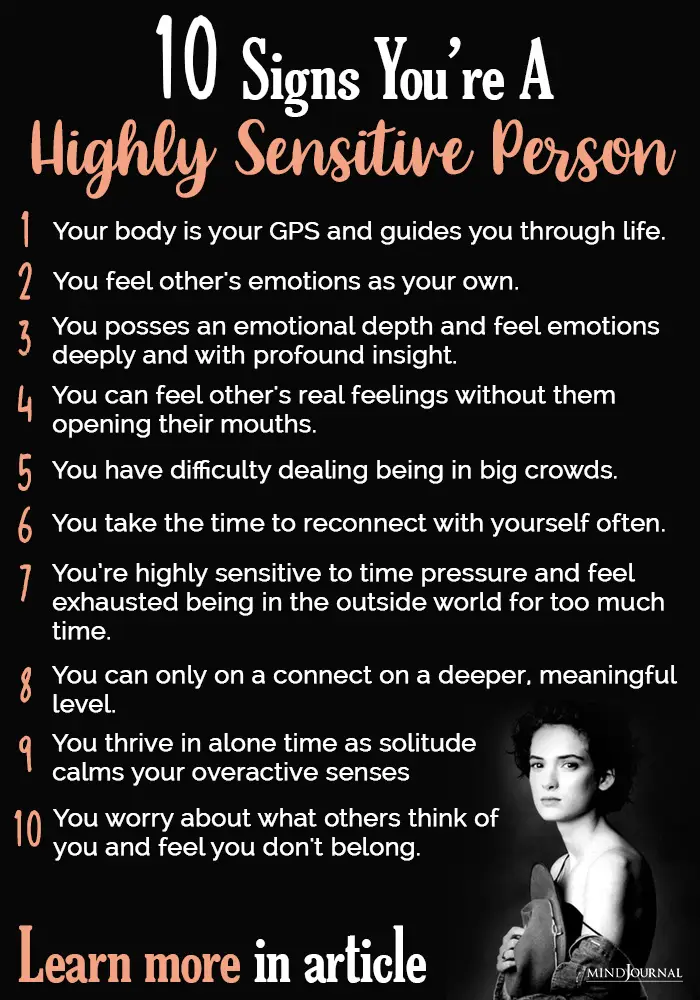 Signs You're A Highly Sensitive Person info