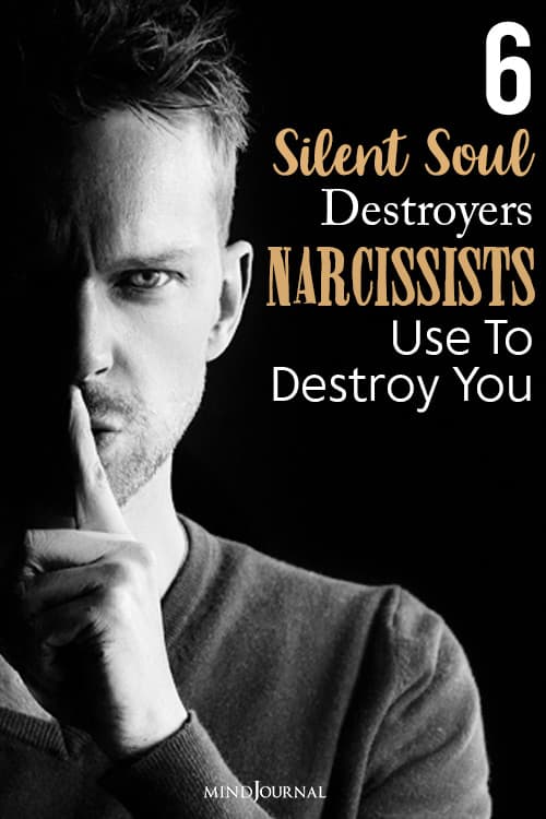 Silent Soul Destroyers Narcissists Destroy pin