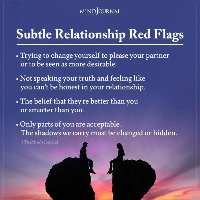 Subtle Relationship Red Flags