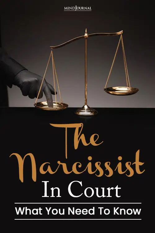 The Narcissist In Court you need to know pin