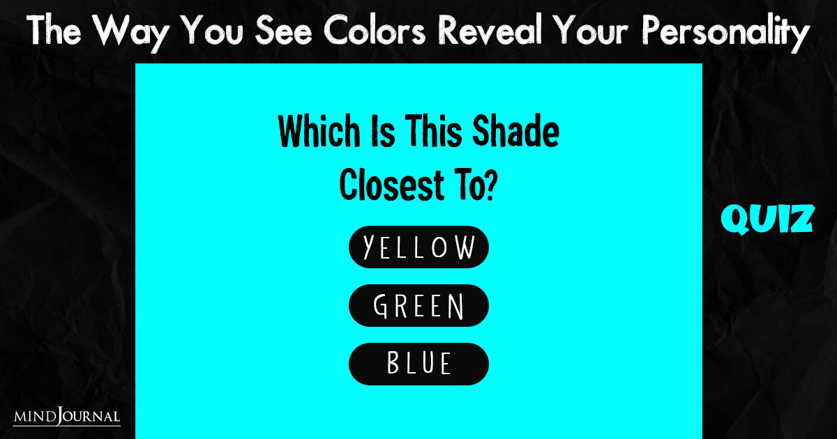 Color Personality Test Reveals The True 'You': Three Results