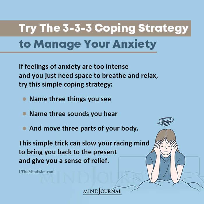 Try the 3 3 3 Coping Strategy to Manage Your Anxiety