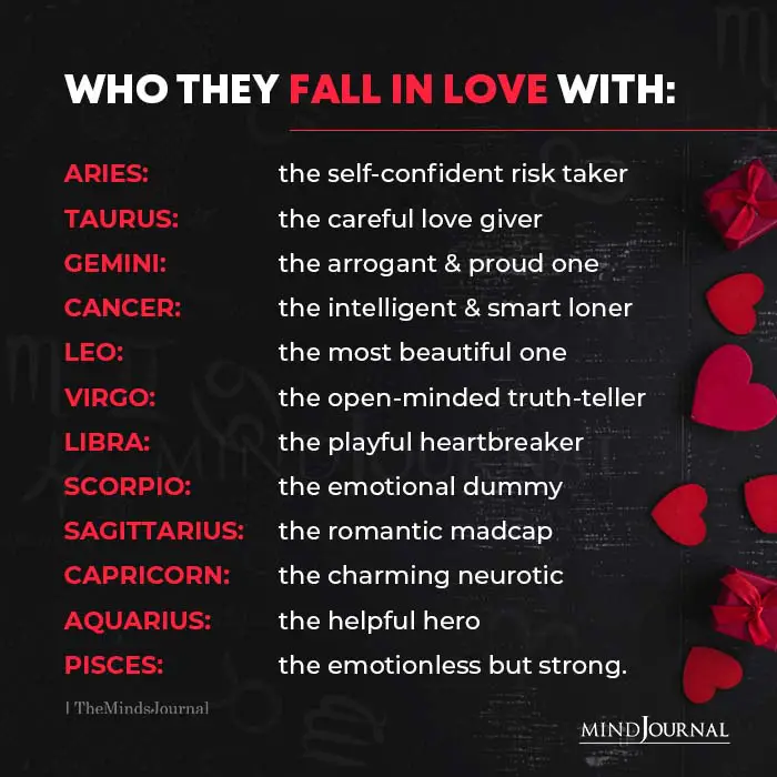 Who the Zodiac Signs Fall in Love With