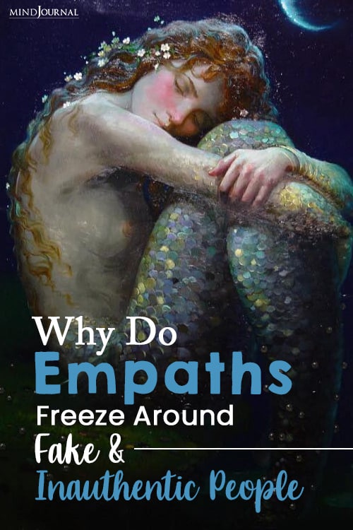 Why Do Empaths Freeze Around Fake pin