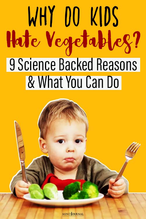 Why Do Kids Hate Vegetables pin