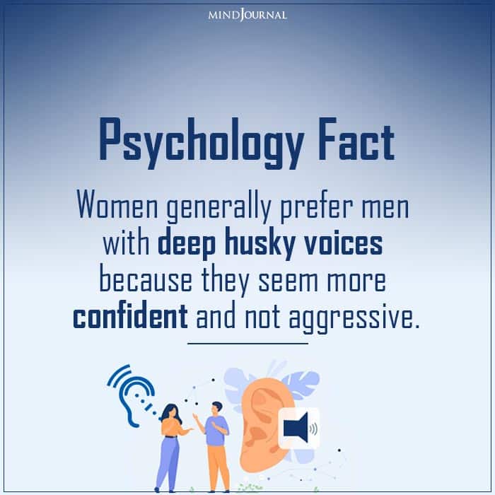 Women generally prefer men