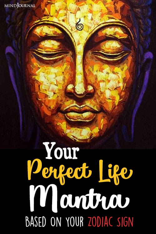 Your Perfect Life Mantra pin