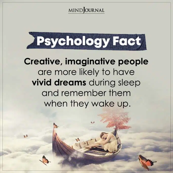 creative imaginative people are more likely to have vivid dreams