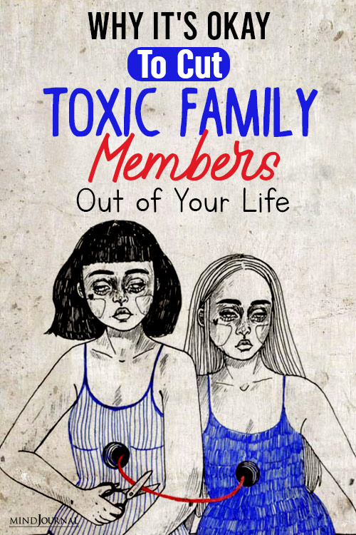 cut toxic family members pin