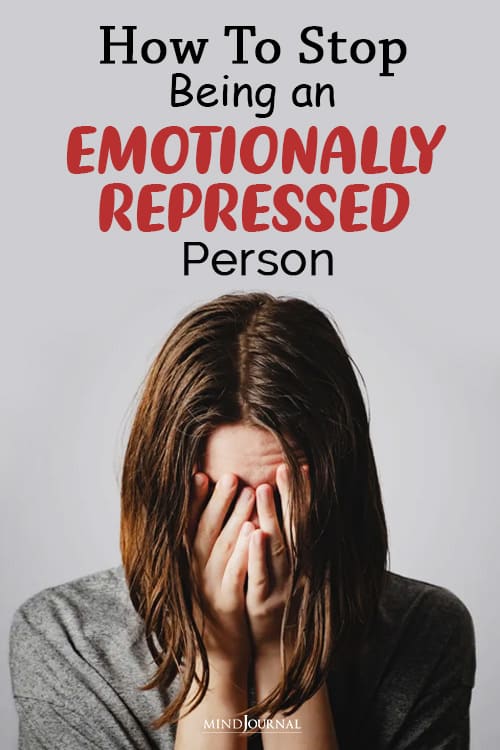 emotionally repressed person crying therapy pin