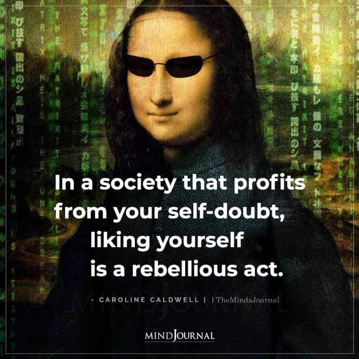 in a society that profits from