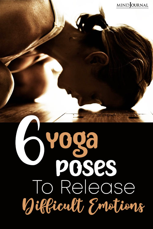 yoga poses to release difficult emotion pin