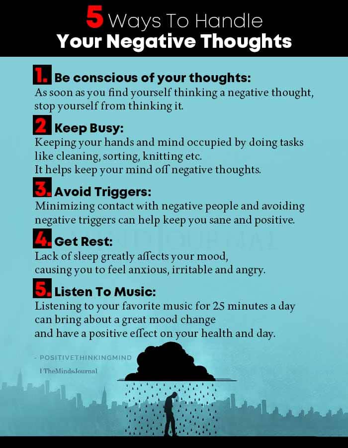 5 Ways to Handle Your Negative Thoughts