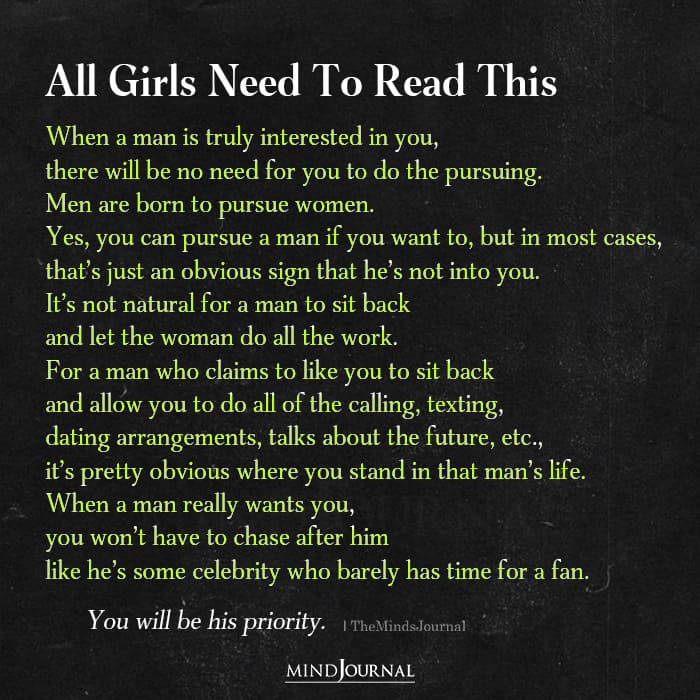 All Girls Need To Read This