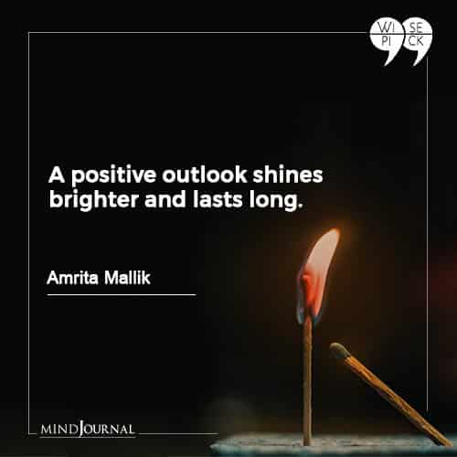 Amrita Mallik A positive outlook shines