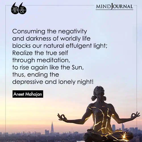 Aneet Mahajan negativity effulgent light