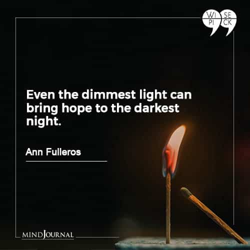 Ann Fulleros Even the dimmest light 