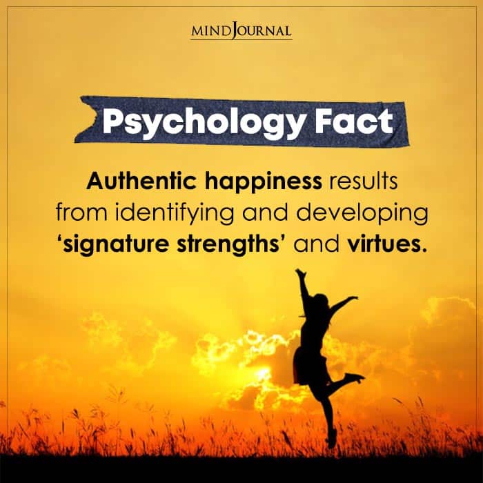 Authentic Happiness Results From Identifying