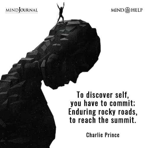 Charlie Prince discover self reach the summit