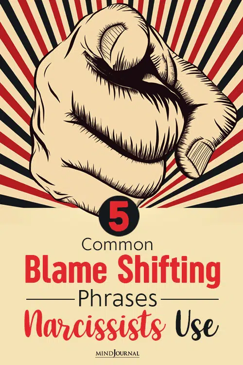 Common Blame Shifting Phrases Narcissists Use pin