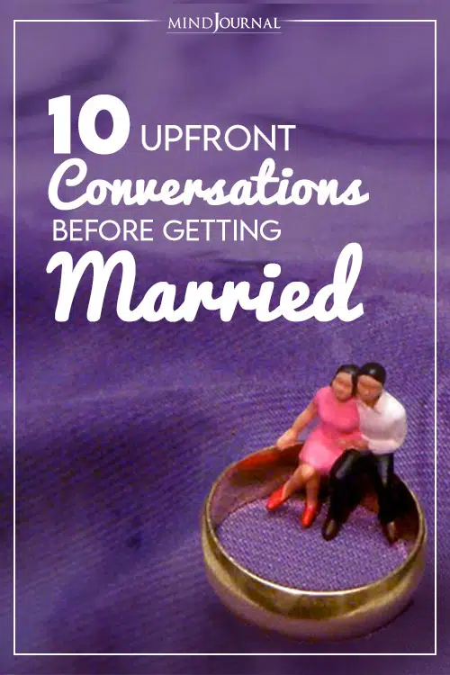 Conversations before getting married PIN