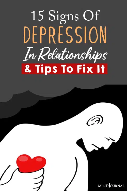 Depression In Relationships pin