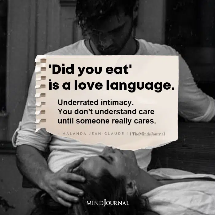 Did You Eat Is A Love Language