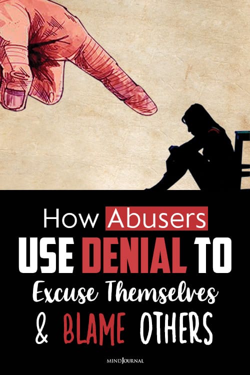 How Abusers Use Denial to Excuse Themselves pin