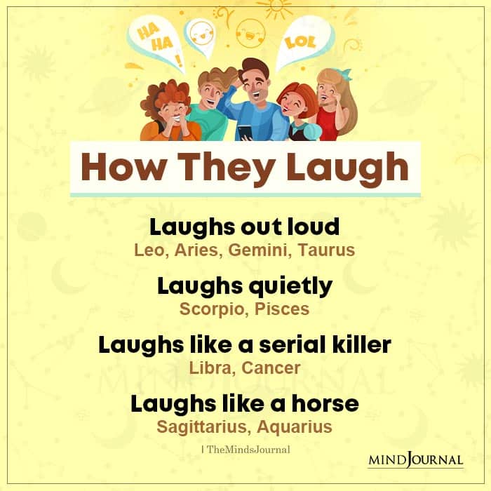 How the Zodiac Signs Laugh