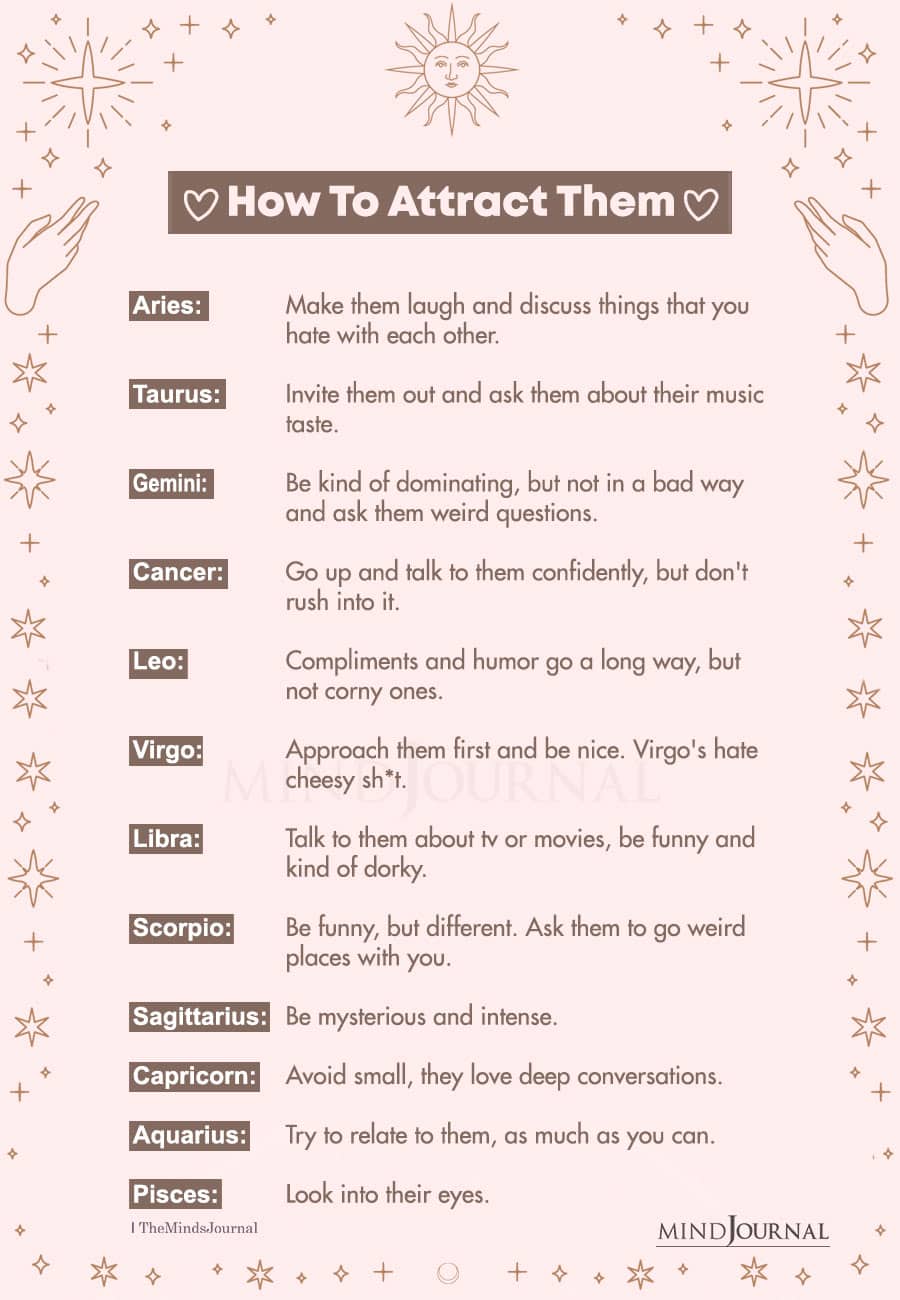 How to Attract Each Zodiac Sign