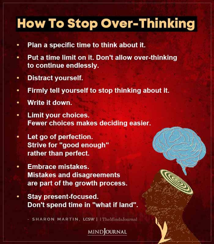 How to Stop Over Thinking