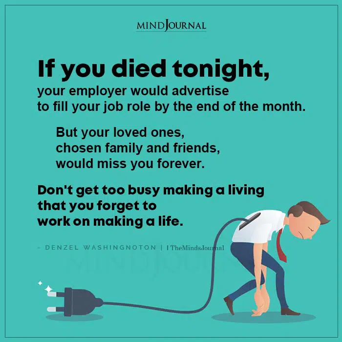 If You Died Tonight Your Employer Would Advertise To Fill Your Job Role