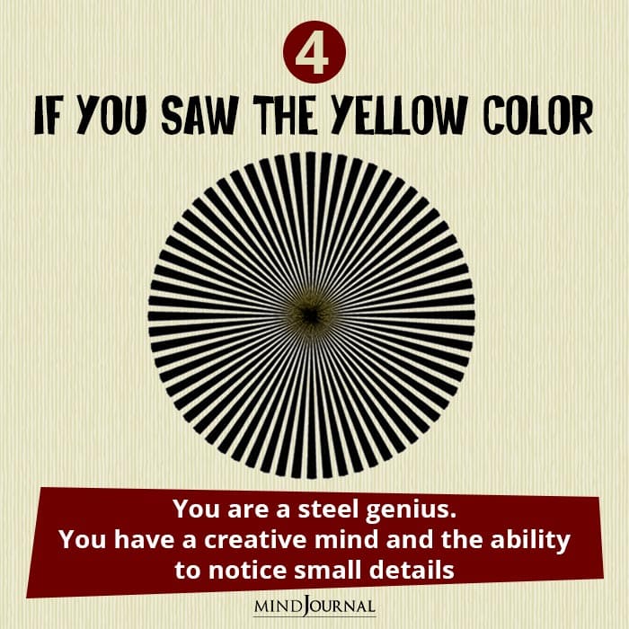 If You Saw The Yellow Color