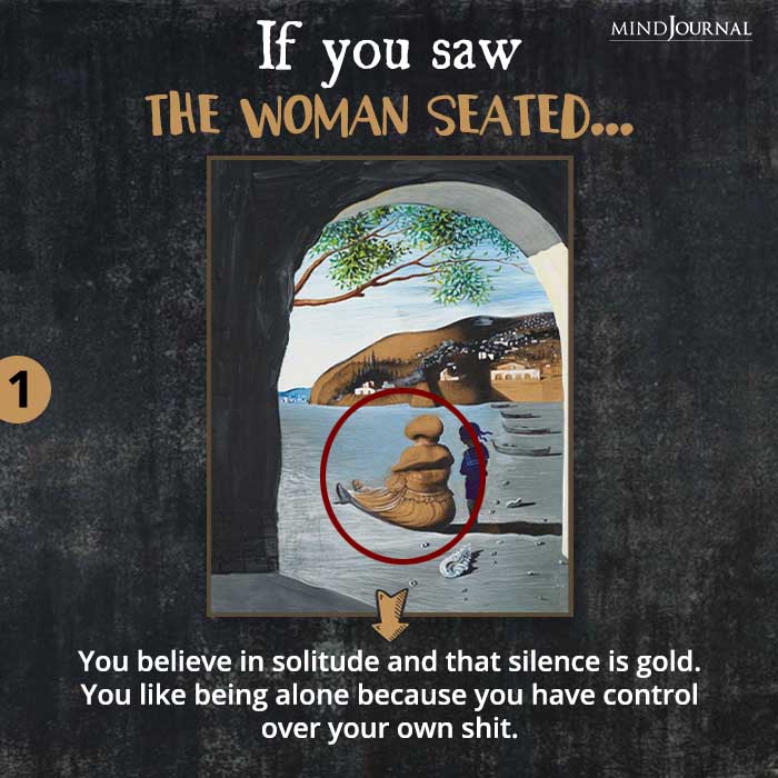 If you saw the woman seated See First Reveals Strength Hidden Power