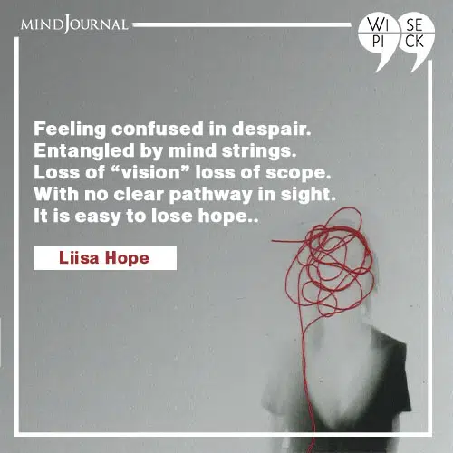 Liisa Hope It is easy to lose hope