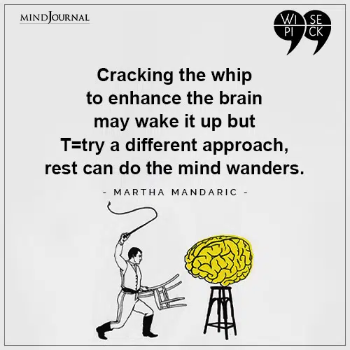 Martha Mandaric Cracking the whip to enhance the brain