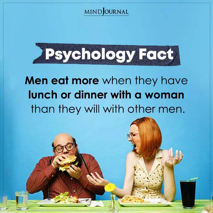 Men Eat More When They Have Lunch