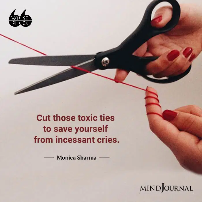 Monica Sharma cut those toxic ties to save