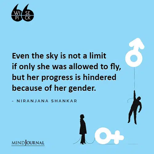 Niranjana Shankar Even the sky is not a limit if only she was allowed to fly