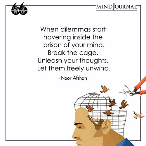 Noor Afshan When dilemmas start  prison of your mind