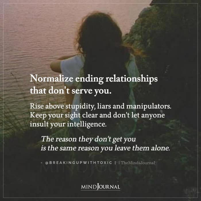 Normalize Ending Relationships That Don't Serve You