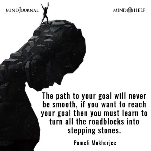 Pameli Mukherjee stepping stones