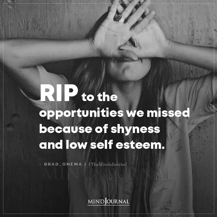 RIP To The Opportunities We Missed Because Of Shyness