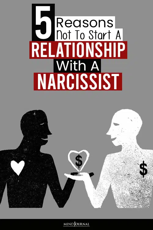 Reasons Not To Start A Relationship With A Narcissist pin