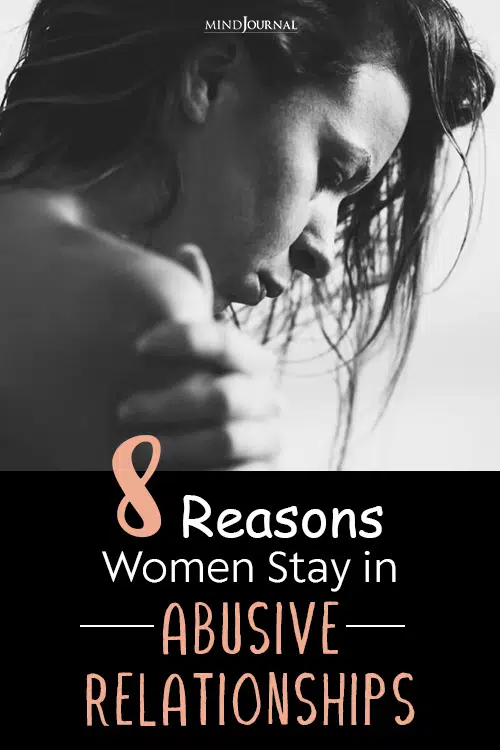 Reasons Women Stay in Abusive Relationships pin