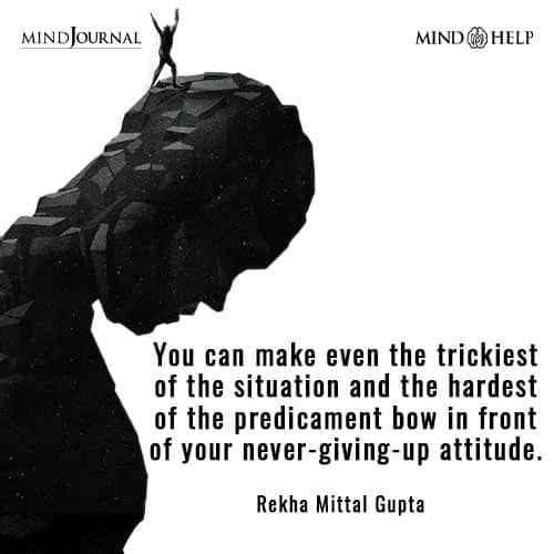 Rekha Mittal Gupta never-giving-up attitude