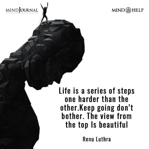 Renu Luthra Life is a series of steps 