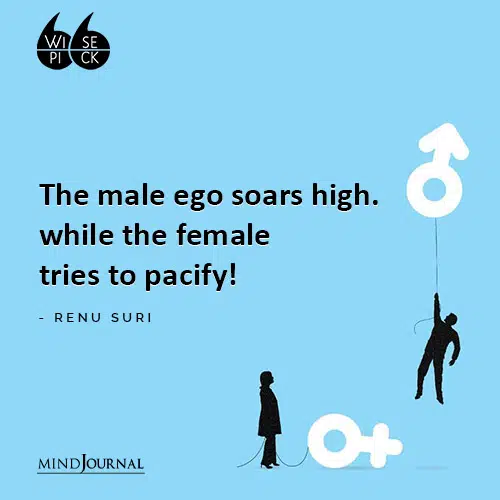 Renu Suri The male ego soars high